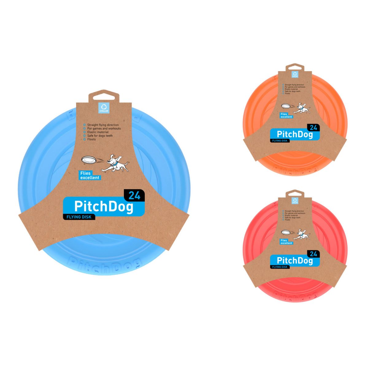 PitchDog - igralni leteči disk za pse, Ø24 cm (9,5") - slika 4